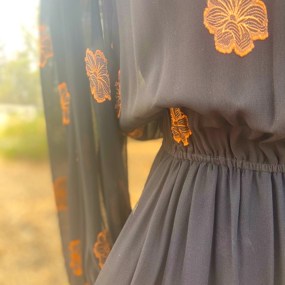 Vintage | Handmade Floral Chiffon Boho Dream Dress - Picture 7 of 16